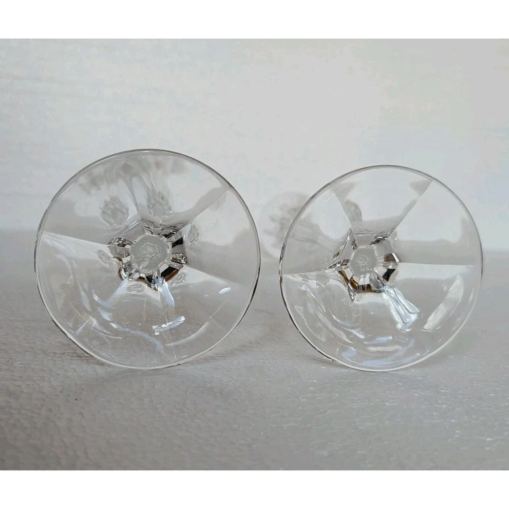 Gorham Althea Crystal‎ Candlestick Pair 8.5